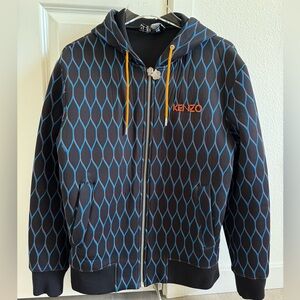 KENZO X H&M Mens Scuba Hoodie Jacket Size Small